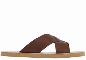 Ancient Greek Sandals Bios Slidesandaler Herre Kaffe | BZT7225TJ