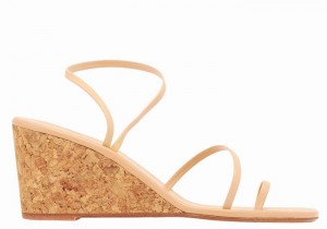 Ancient Greek Sandals Chora Mid Kile Sandaler Dame Beige | EHG6831BJ