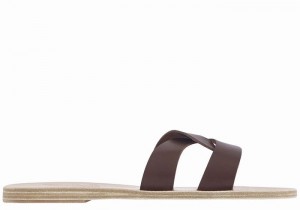 Ancient Greek Sandals Desmos Slidesandaler Dame Kaffe | FBY7459GH