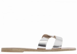 Ancient Greek Sandals Desmos Slidesandaler Dame Sølv | SGS1219UL