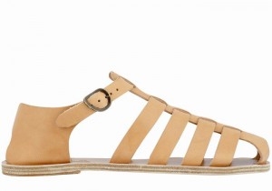 Ancient Greek Sandals Homer Fisker Sandaler Herre Beige | HNV8259YO