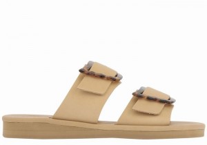 Ancient Greek Sandals Iaso Slidesandaler Dame Beige | PFG4237BP