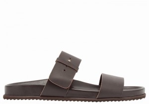 Ancient Greek Sandals Kimon Slidesandaler Herre Sjokolade | ZBR141IT