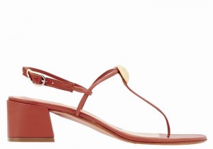 Ancient Greek Sandals Mistida Sandaler med Hæl Dame Rød | GCE6092QD