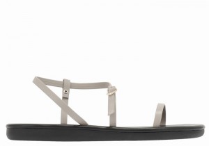 Ancient Greek Sandals Niove Sandaler Med Ryggreim Dame Grå Brune | DWX10094WE