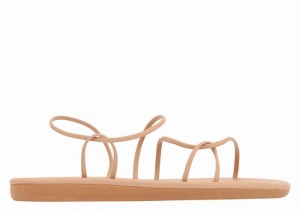 Ancient Greek Sandals Proorismos Sandaler Med Ryggreim Dame Beige | UYU9594CO