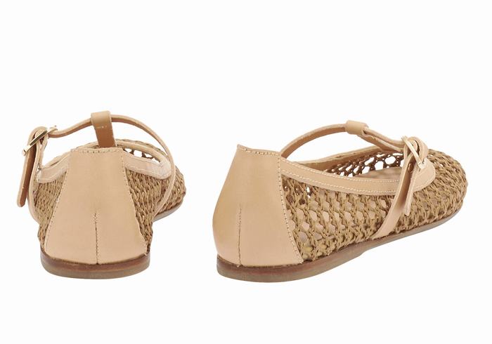 Ancient Greek Sandals Aerati Ballerinasko Dame Brune | URX4860QU