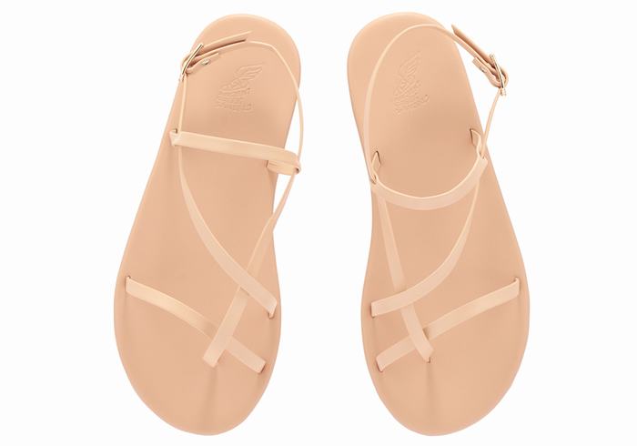 Ancient Greek Sandals Alethea Sandaler Med Ryggreim Dame Beige | AOD5226VN