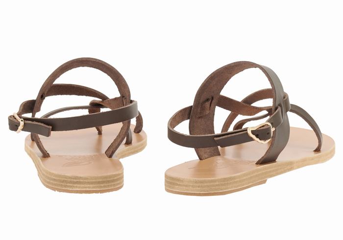 Ancient Greek Sandals Alethea Sandaler Med Ryggreim Dame Sjokolade | SNN3056FF