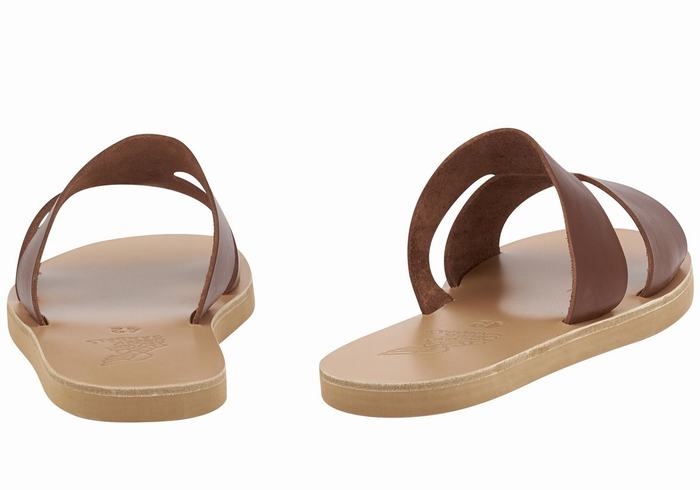 Ancient Greek Sandals Apteros Slidesandaler Herre Kaffe | PCM4937BN