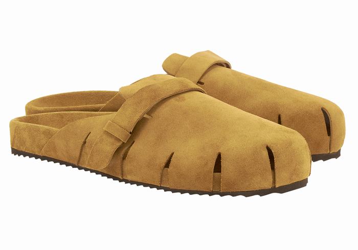 Ancient Greek Sandals Atlas Tøfler Herre Brune | SYE1777KR