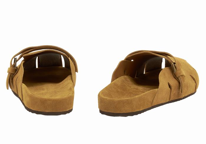 Ancient Greek Sandals Atlas Tøfler Herre Brune | SYE1777KR