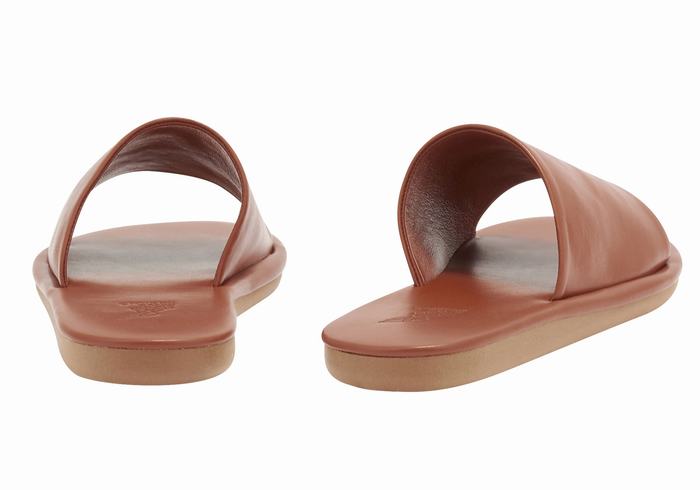 Ancient Greek Sandals Cerastes Slidesandaler Dame Mørke Brune | BGQ4699FH