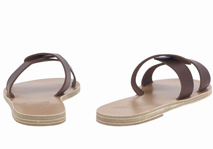 Ancient Greek Sandals Desmos Slidesandaler Dame Kaffe | FBY7459GH