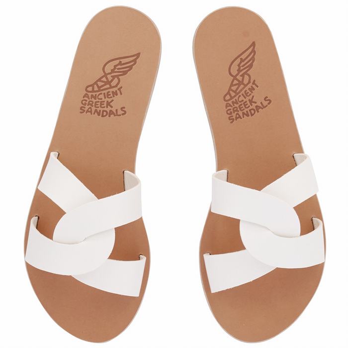 Ancient Greek Sandals Desmos Slidesandaler Dame Hvite | FNN9621IH