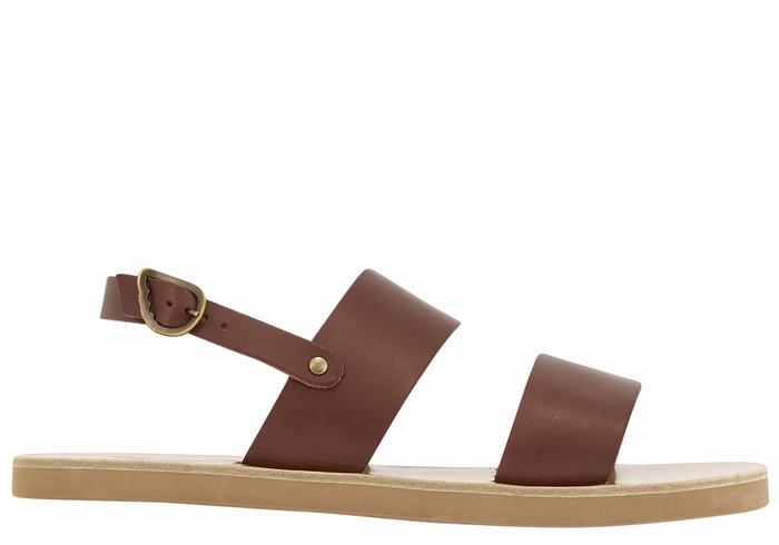 Ancient Greek Sandals Dinatos Casual Sandaler Herre Kaffe | NCP3223KR