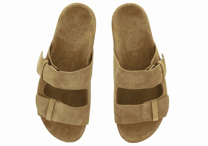 Ancient Greek Sandals Diogenis Tøfler Herre Grønn | JSC8838YQ