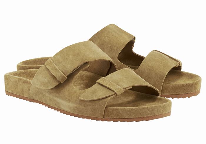 Ancient Greek Sandals Diogenis Tøfler Herre Grønn | JSC8838YQ