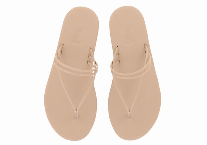 Ancient Greek Sandals E Flip Flops Dame Beige | TQJ6450XZ