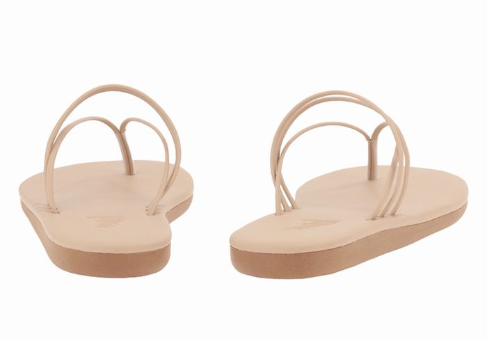 Ancient Greek Sandals E Flip Flops Dame Beige | TQJ6450XZ