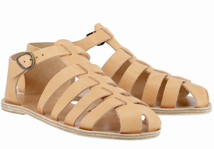 Ancient Greek Sandals Homer Fisker Sandaler Herre Beige | HNV8259YO