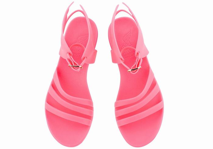 Ancient Greek Sandals Ikaria Sandaler Med Ankelrem Dame Rosa Rosa | ZCP7670OM