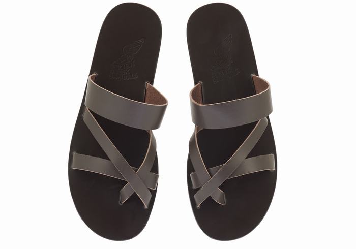 Ancient Greek Sandals Jason Slidesandaler Herre Sjokolade | KFF116UX