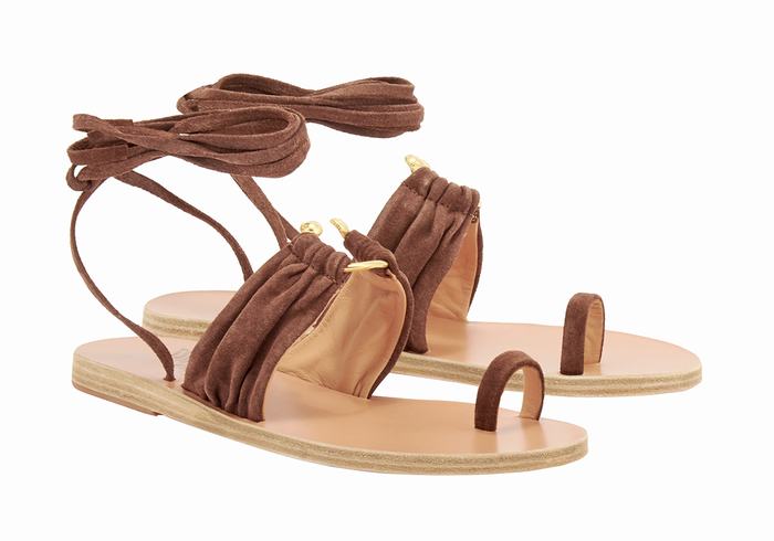 Ancient Greek Sandals Kerasia Gladiatorsandaler Dame Kaffe | VHC2853VT