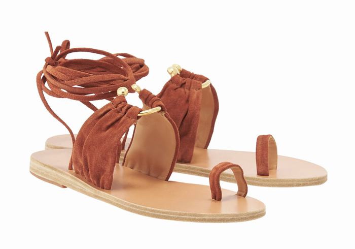 Ancient Greek Sandals Kerasia Gladiatorsandaler Dame Kaffe | ZUQ9452CX