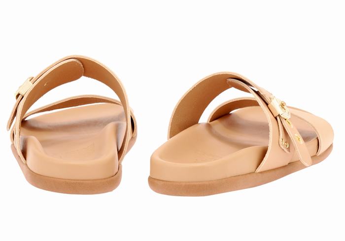 Ancient Greek Sandals Latria Slidesandaler Dame Beige | TYM5642FE