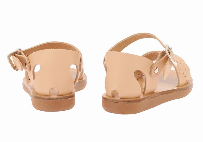 Ancient Greek Sandals Little Andromeda Soft Casual Sandaler Barn Beige | NVC8680JW