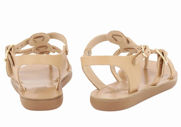 Ancient Greek Sandals Little Grace Kelly Soft Flate Sandaler Barn Beige | ORF812UD