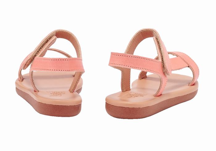 Ancient Greek Sandals Little Iasonas Soft Casual Sandaler Barn Rosa | HBG5268XU