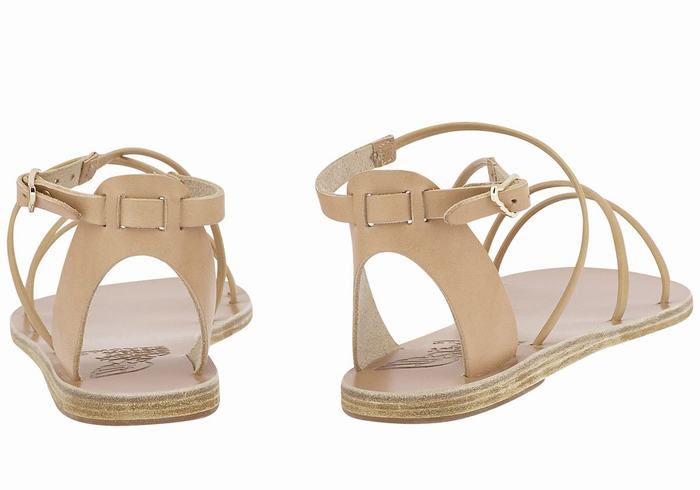 Ancient Greek Sandals Meloivia Sandaler Med Ankelrem Dame Beige | RSF3598VR