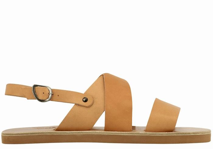 Ancient Greek Sandals Miltos Casual Sandaler Herre Beige | MSK10037GK