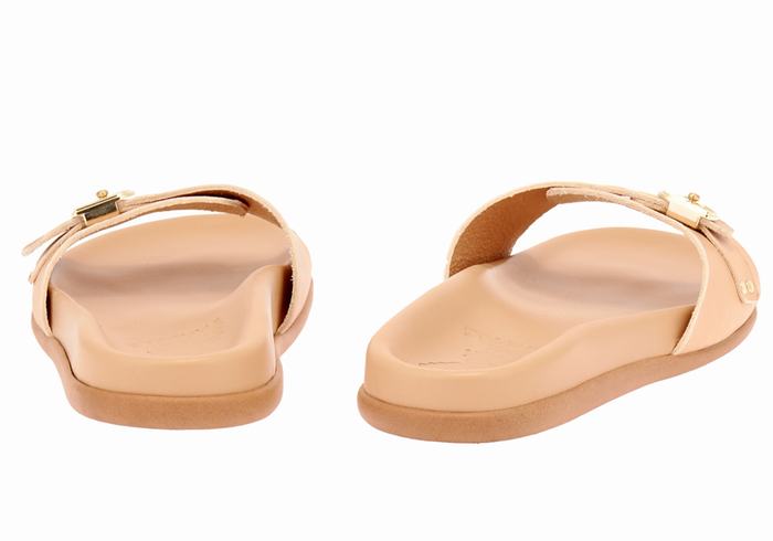 Ancient Greek Sandals Odi Slidesandaler Dame Beige | BGX7813TO