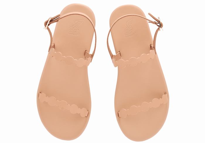 Ancient Greek Sandals Orion Sandaler Med Ryggreim Dame Beige | ADR5469NU