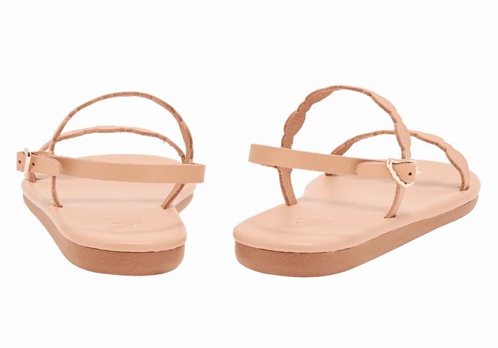 Ancient Greek Sandals Orion Sandaler Med Ryggreim Dame Beige | ADR5469NU