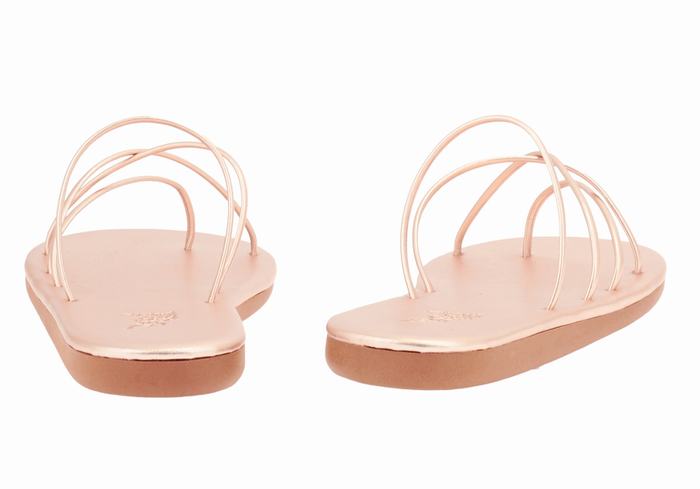 Ancient Greek Sandals Pu Slidesandaler Dame Rosa Gull | YOK1921HV