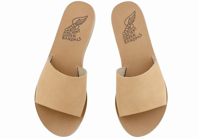 Ancient Greek Sandals Taygete Slidesandaler Dame Beige | JCI4628SS