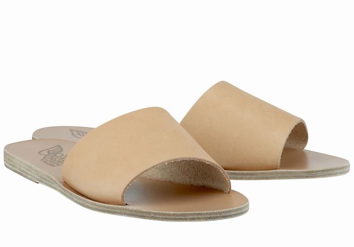 Ancient Greek Sandals Taygete Slidesandaler Dame Beige | JCI4628SS