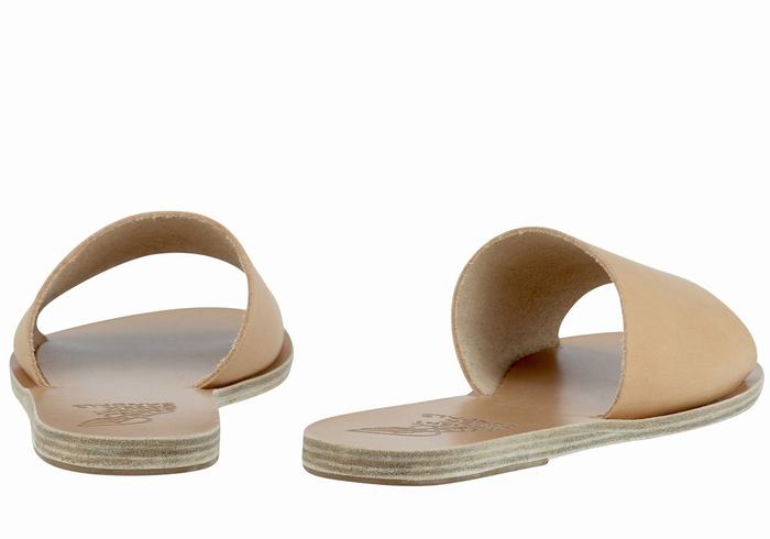 Ancient Greek Sandals Taygete Slidesandaler Dame Beige | JCI4628SS