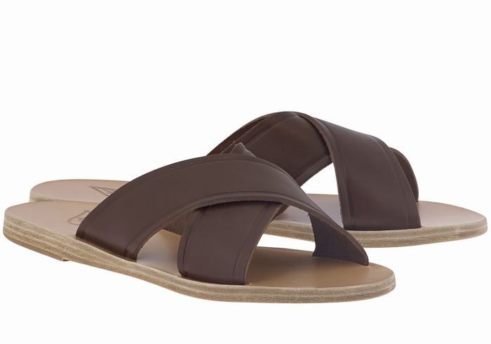 Ancient Greek Sandals Thais Slidesandaler Dame Kaffe | FIY8620LB