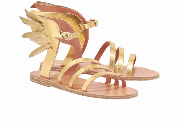 Ancient Greek Sandals Victory Of Samothrace Sandaler Med Ankelrem Dame Gull | HXG8777AX